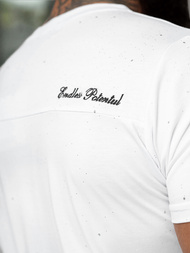 Pánske Tričko Biele OZONEE O/QQ1387