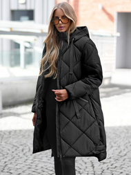 Dámska bunda čierna OZONEE JS/5M3168/392Z