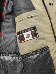 Pánska Bunda Béžová OZONEE JS/22M322/62