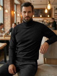 Pánsky Sveter Čierny OZONEE JS/59B3603/3