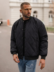 Pánska Bunda Čierna OZONEE JS/84M3020/392Z