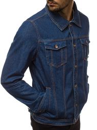 Pánska Riflová bunda Modrá OZONEE JB/JP1110