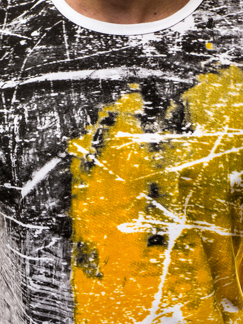 Pánske Tričko žlté OZONEE JS/SS10929