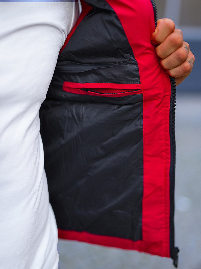 Pánska Vesta Červená OZONEE JS/5M758/270