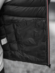 Pánska Bunda Čierna OZONEE JS/SM71