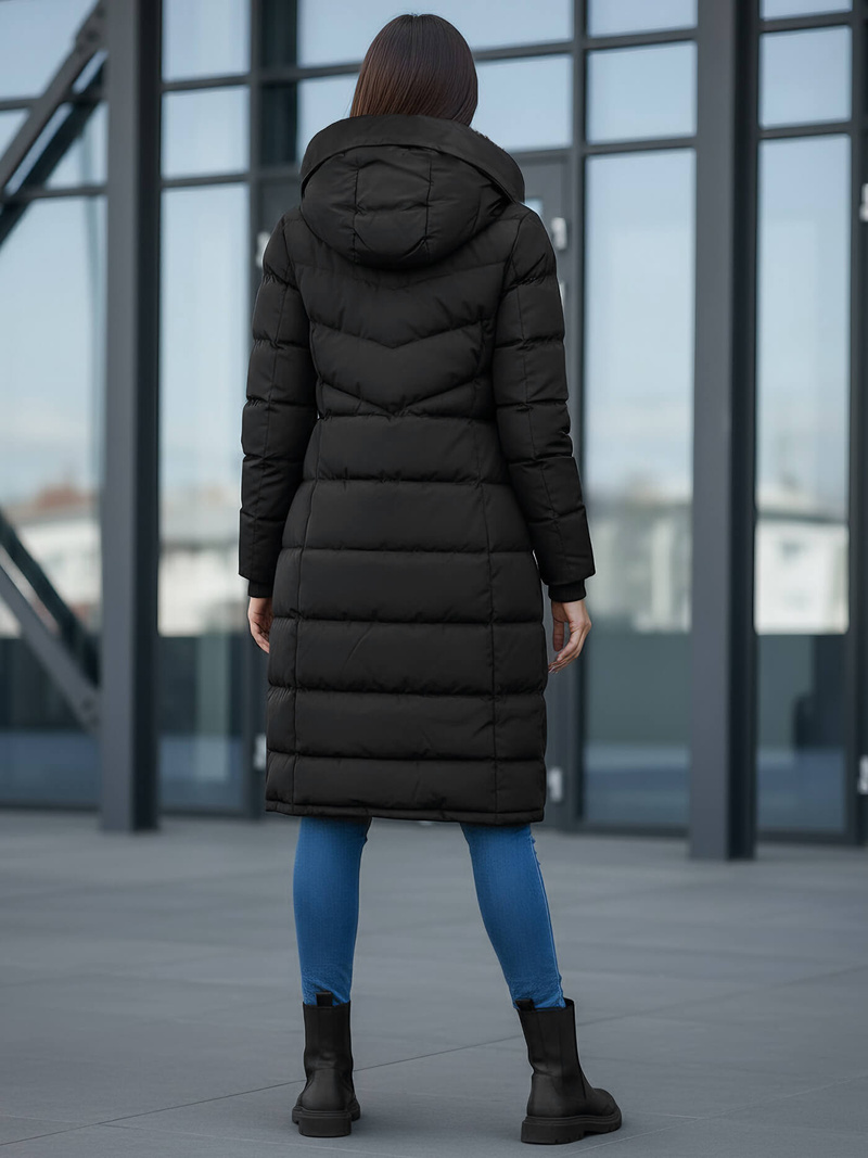 Dámska bunda čierna OZONEE JS/M736/392Z