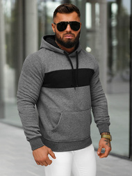 Pánska Mikina Grafitová OZONEE JS/8B1315/5