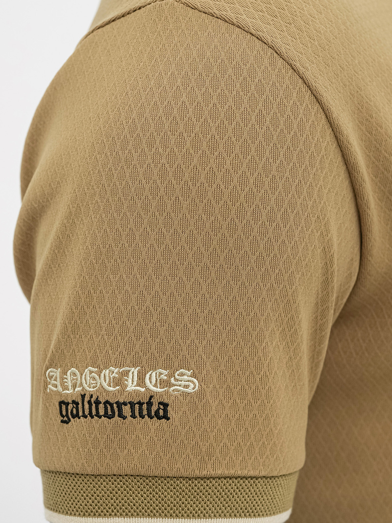 Pánska Polokošeľa Tmavo-Béžové OZONEE O/YN2/575