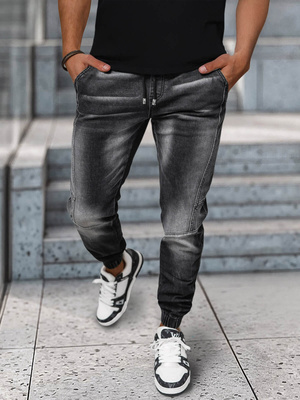 Pánske Jogger Nohavice Čierne OZONEE NB/MP0115NZ