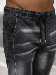 Pánske Jogger Nohavice Čierne OZONEE NB/MP0115N