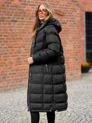 Dámska bunda čierna OZONEE JS/M736/392Z