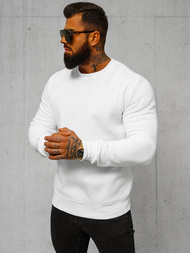 Pánska Mikina Biela OZONEE JS/2001-10Z