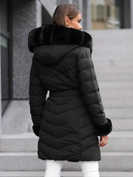 Dámska bunda čierna OZONEE JS/5M3156/392