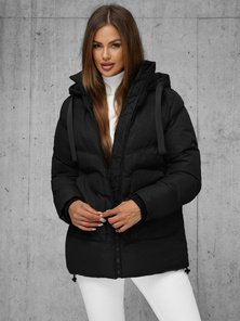 Dámska bunda čierna OZONEE JS/5M3251/392Z