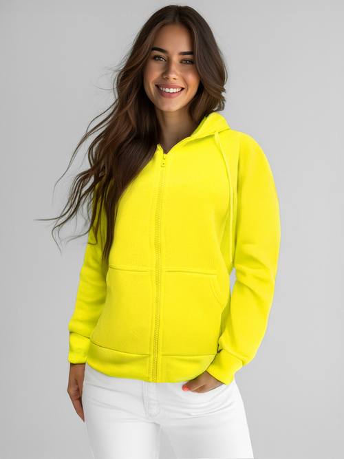 Dámska Mikina žltá neón OZONEE JS/W03Z