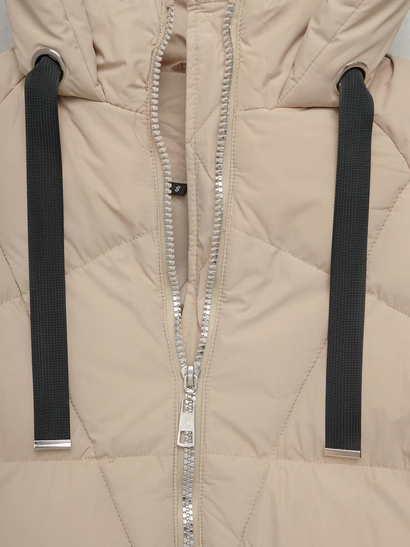 Dámska bunda béžová OZONEE JS/5M3163/62Z