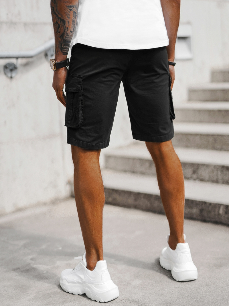 Pánske Chino Kraťasy Čierne OZONEE T/XX160086/1