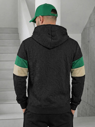 Pánska Mikina Čierna OZONEE JS/3B578