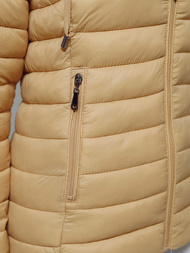 Dámska Bunda Béžová OZONEE JS/16M9101/254