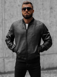 Pánska Bunda Čierna OZONEE O/3A63