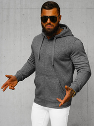 Pánska Mikina Tmavo-Sivá OZONEE JS/2008Z