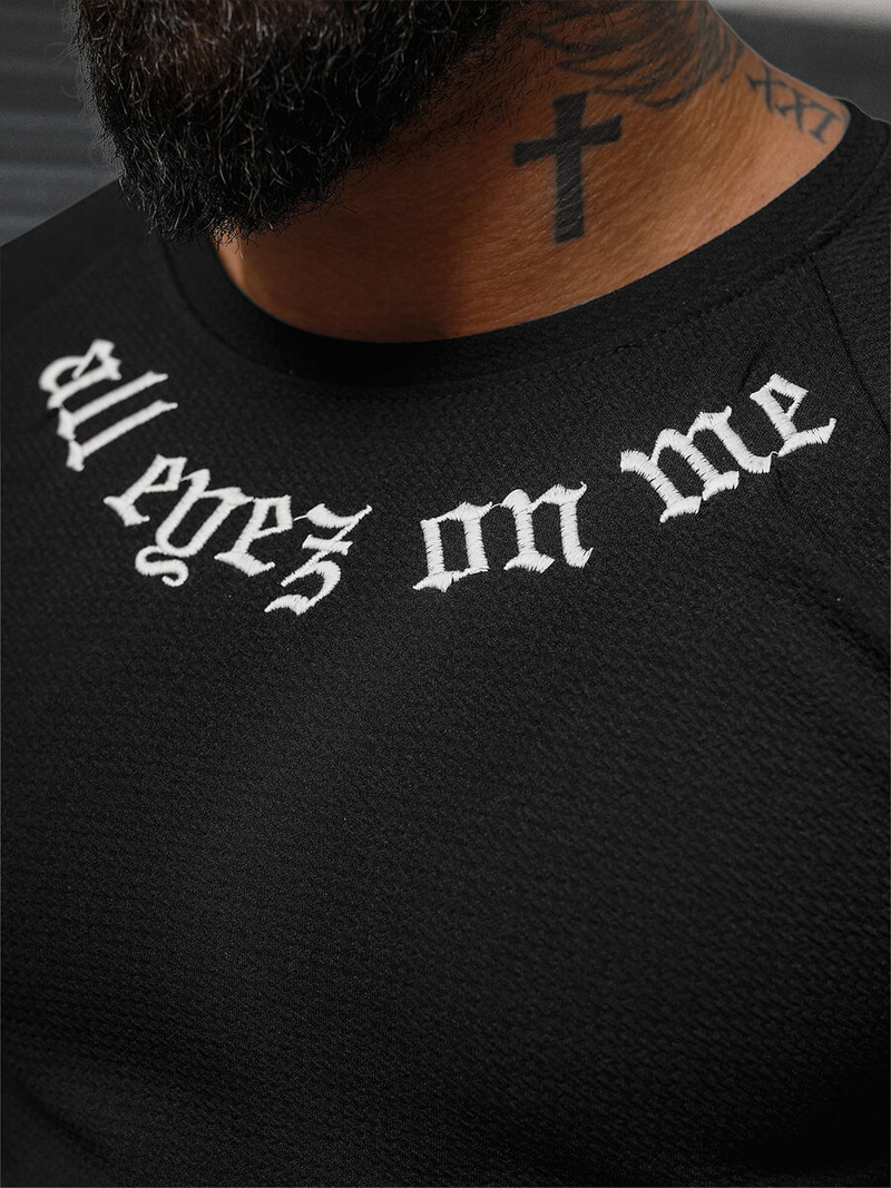 Pánske Tričko Čierne OZONEE O/T7256