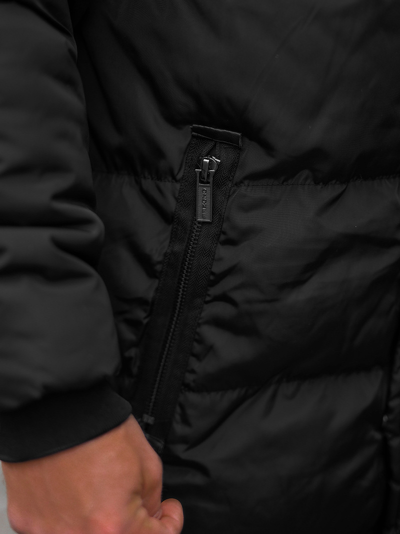 Pánska Bunda Čierna OZONEE O/M799