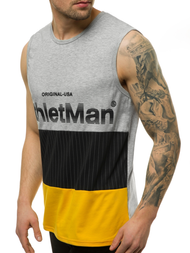 Pánske tielko Sivé OZONEE JS/SS11065