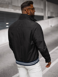 Pánska Bunda Čierna OZONEE JS/5M3101/392Z