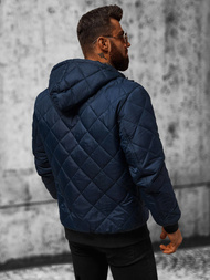 Pánska Bunda Námornícka Modrá OZONEE JS/MY21Z