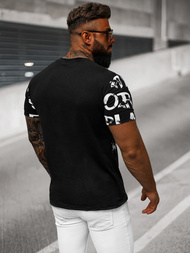 Pánske Tričko Čierne OZONEE O/8T1280/3