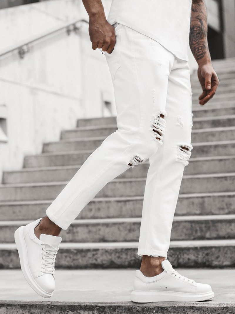 Pánske rifle Biele OZONEE B/55082