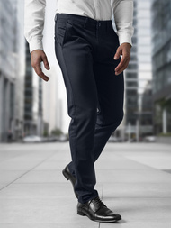 Pánske Chino Nohavice Námornícke Modré OZONEE V/5100