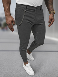 Pánske Chino Nohavice Grafitové OZONEE DJ/3300