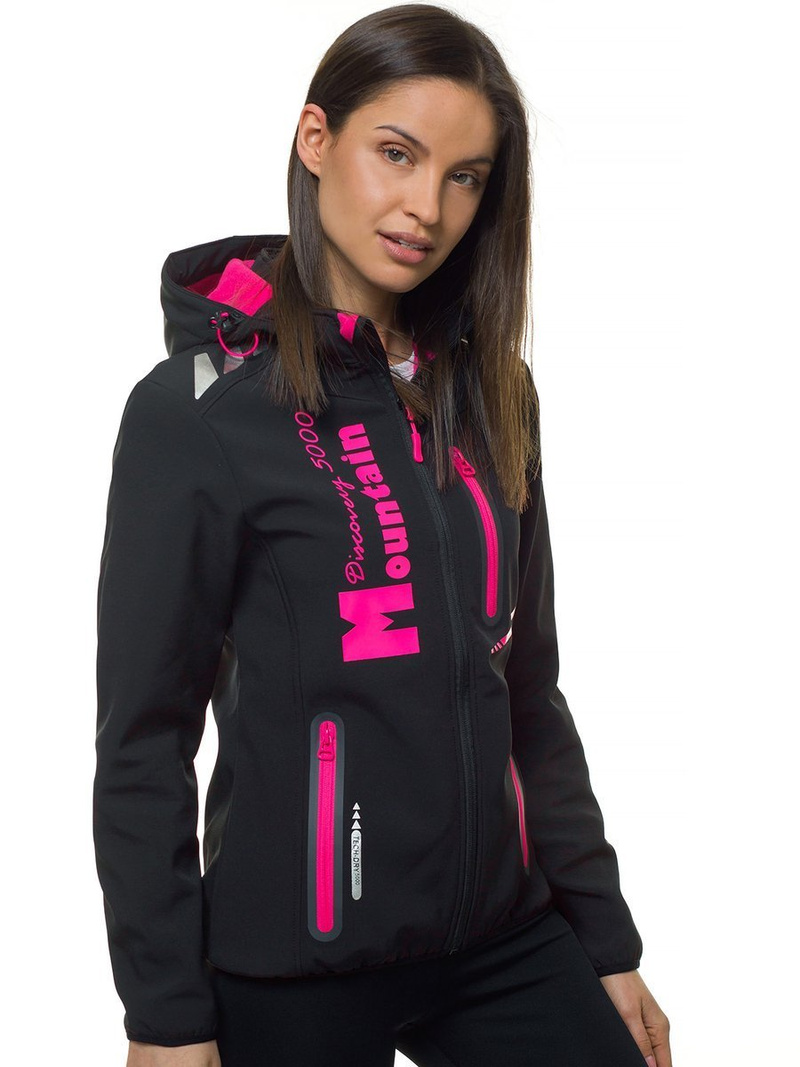 Dámska Bunda Softshell Čierna OZONEE JS/HH030/1