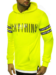 Pánska Mikina žltá neón OZONEE MACH/3123