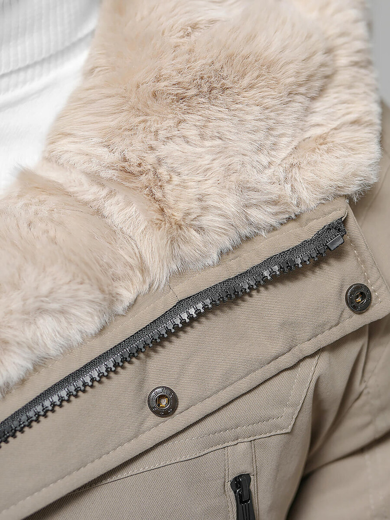 Pánska Zimná Bunda Béžová OZONEE JS/22M315/62