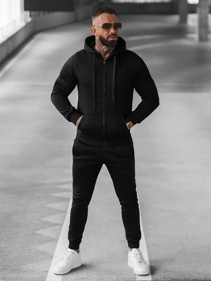 Pánska Tepláková Súprava Čierny OZONEE JS/68C10386/3Z