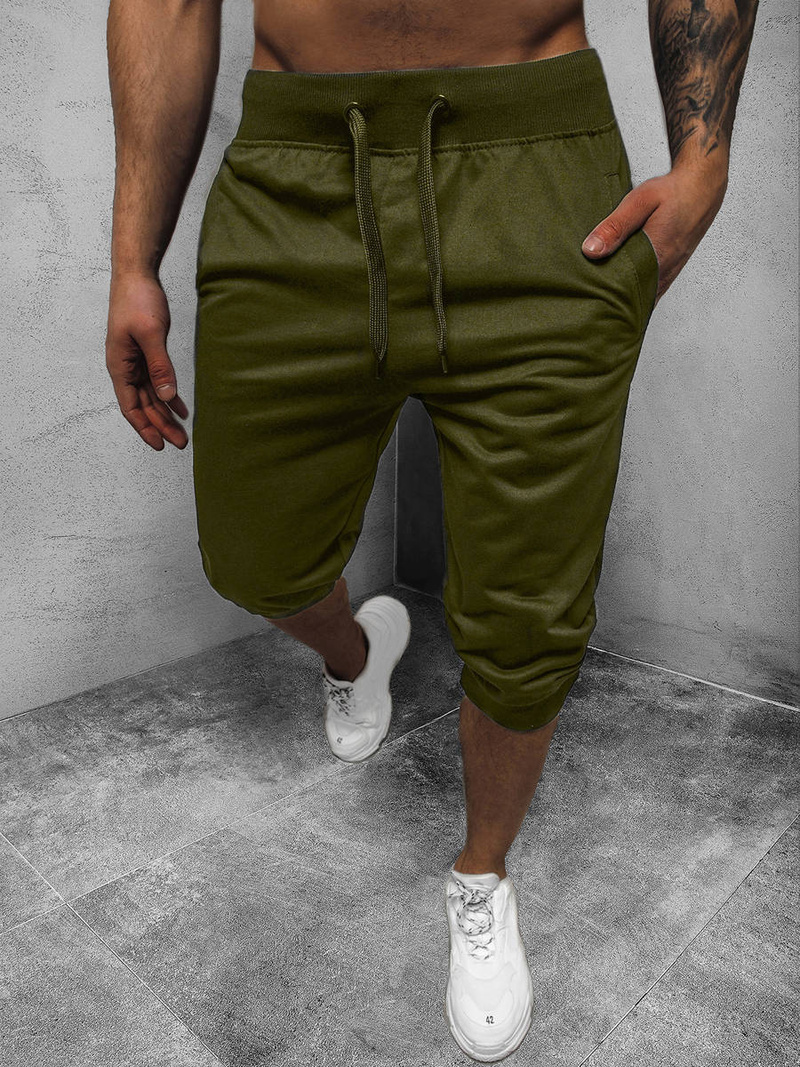 Pánske kraťasy khaki OZONEE JS/XW07/29