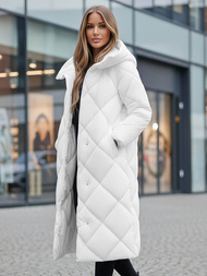 Dámska bunda biela OZONEE JS/5M3173/281Z