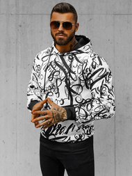 Pánska Mikina Biela OZONEE JS/8B1153/1