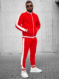 Pánska Tepláková Súprava Červená OZONEE JS/8C99/18Z