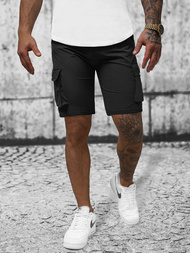 Pánske Chino Kraťasy Čierne OZONEE T/DC469Z