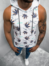 Pánske tielko biele OZONEE O/BL305Z