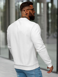 Pánska Mikina Biela OZONEE O/P2027Z