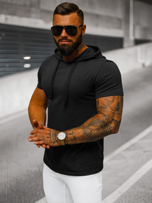 Pánske Tričko Čierne OZONEE JS/8T89/3