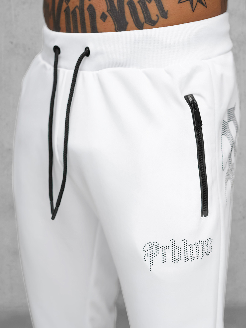 Pánska Tepláková Súprava Biele OZONEE O/FF3781AB