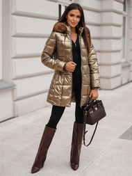 Dámska Bunda Zlato OZONEE JS/16M9120/403Z