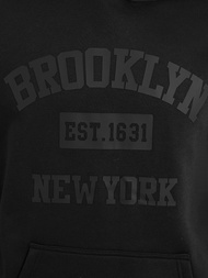 Pánska Mikina Čierna OZONEE JS/8B1969/3