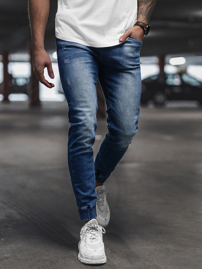 Pánske Jogger Nohavice Tmavomodré OZONEE NB/MP0053/2BS